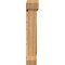 Ekena Millwork Traditional Slat Smooth Bracket w/ Offset Brace, Western Red Cedar, 7 1/2"W x 32"D x 44"H BKT0806X32X44TRA06SWR - alternate 4